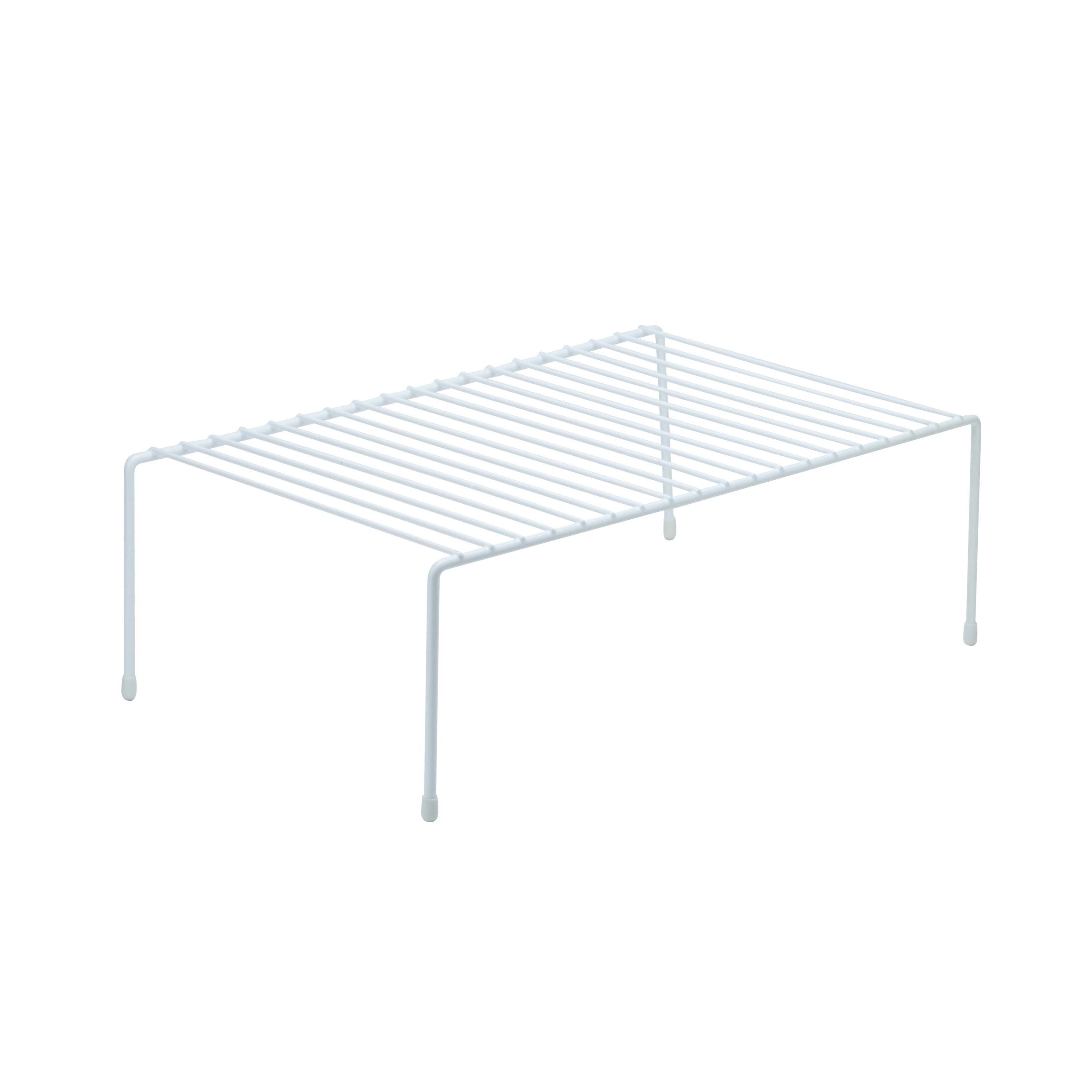 Kitchen Details Large Kitchen Shelf Organizer - White