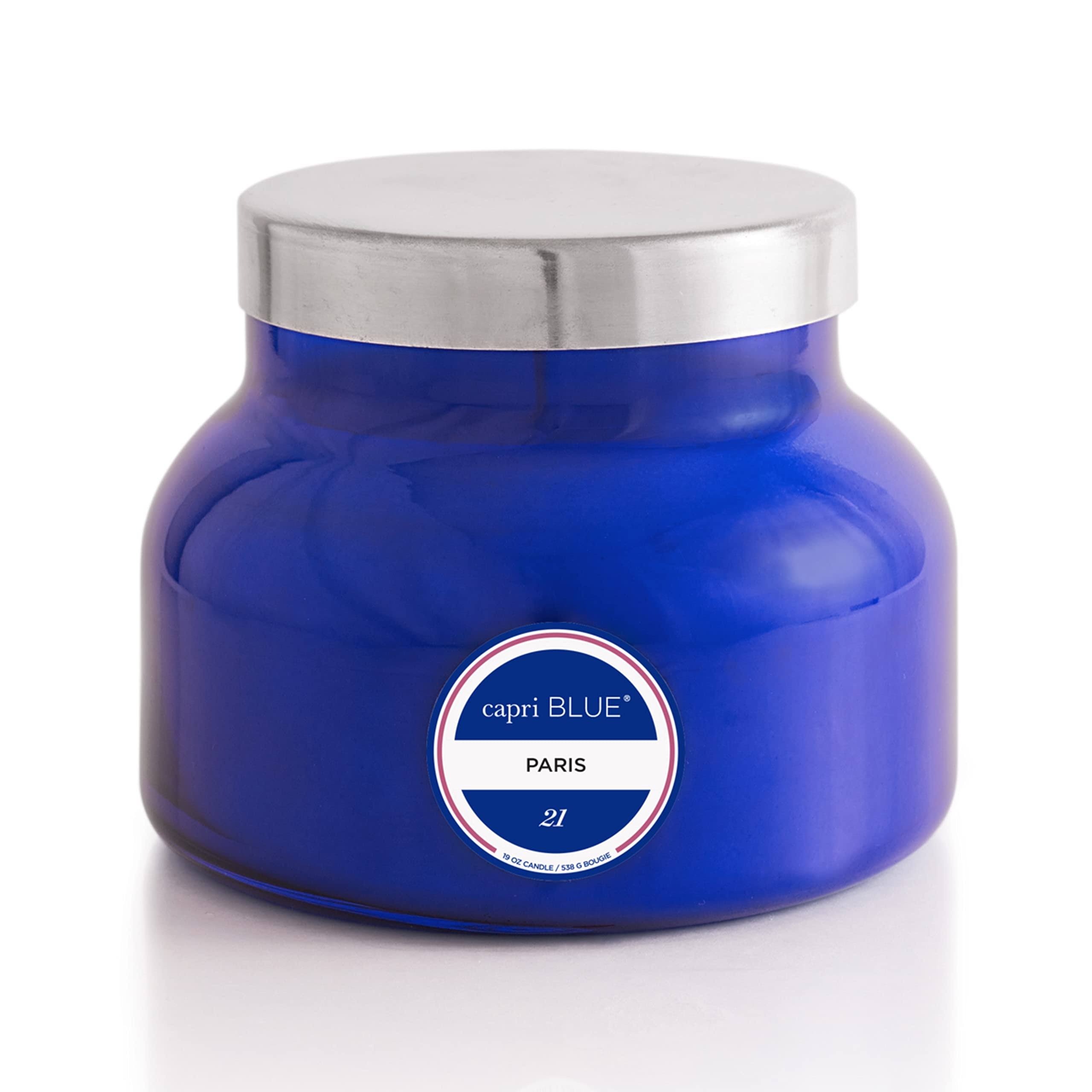 Capri Blue | Paris Blue Signature Jar Candle, 19 oz
