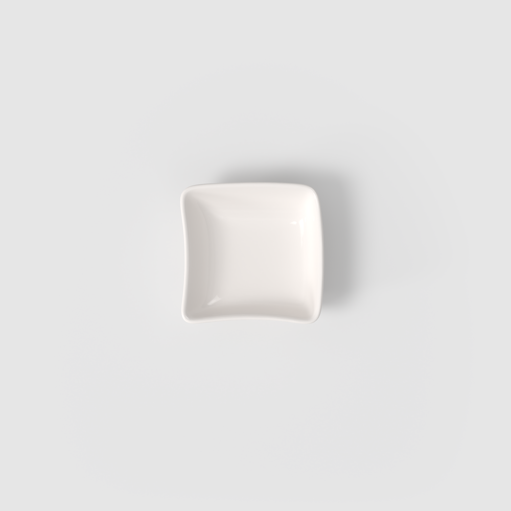 NewWave Dipping bowl - White, 1.4 oz, Premium Porcelain