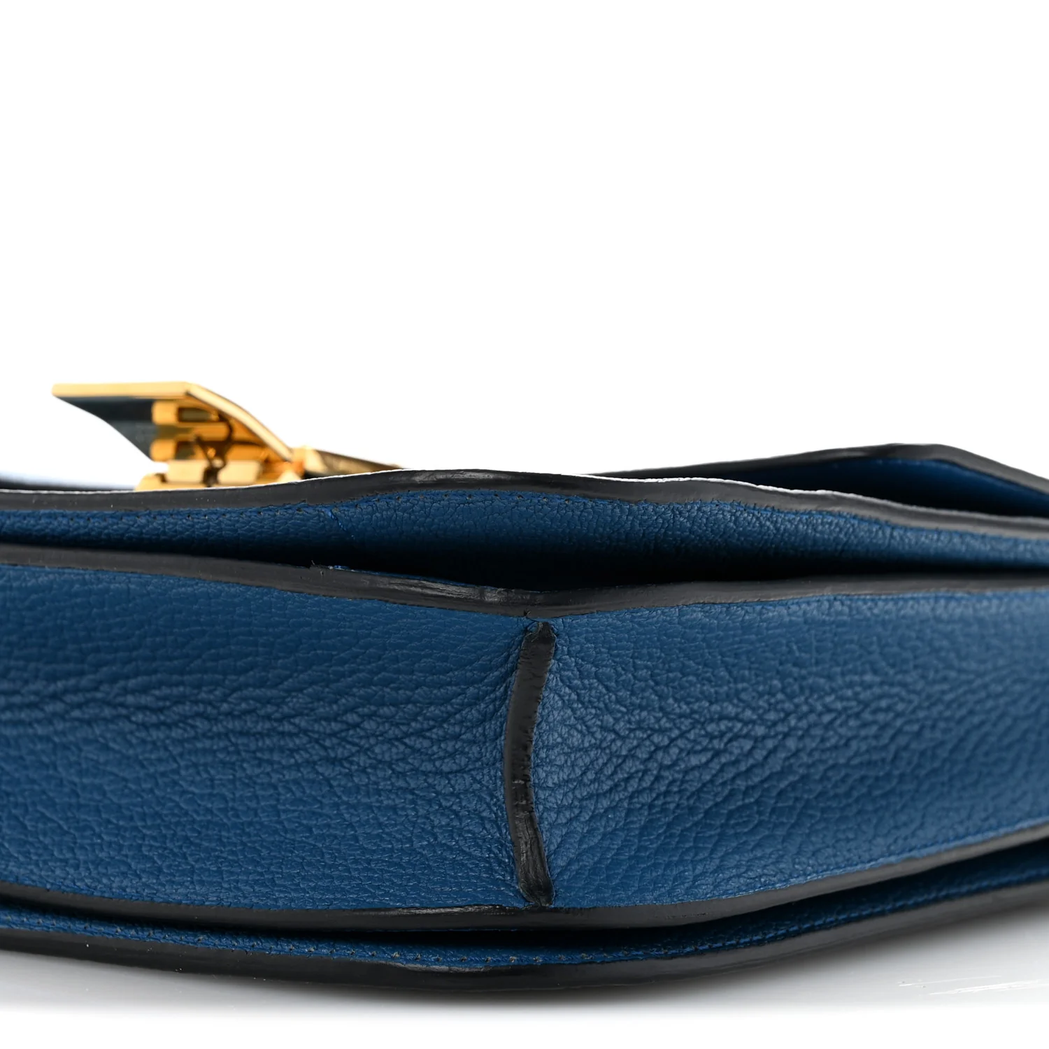Goatskin Medium Classic Box Flap Bag Deepsea