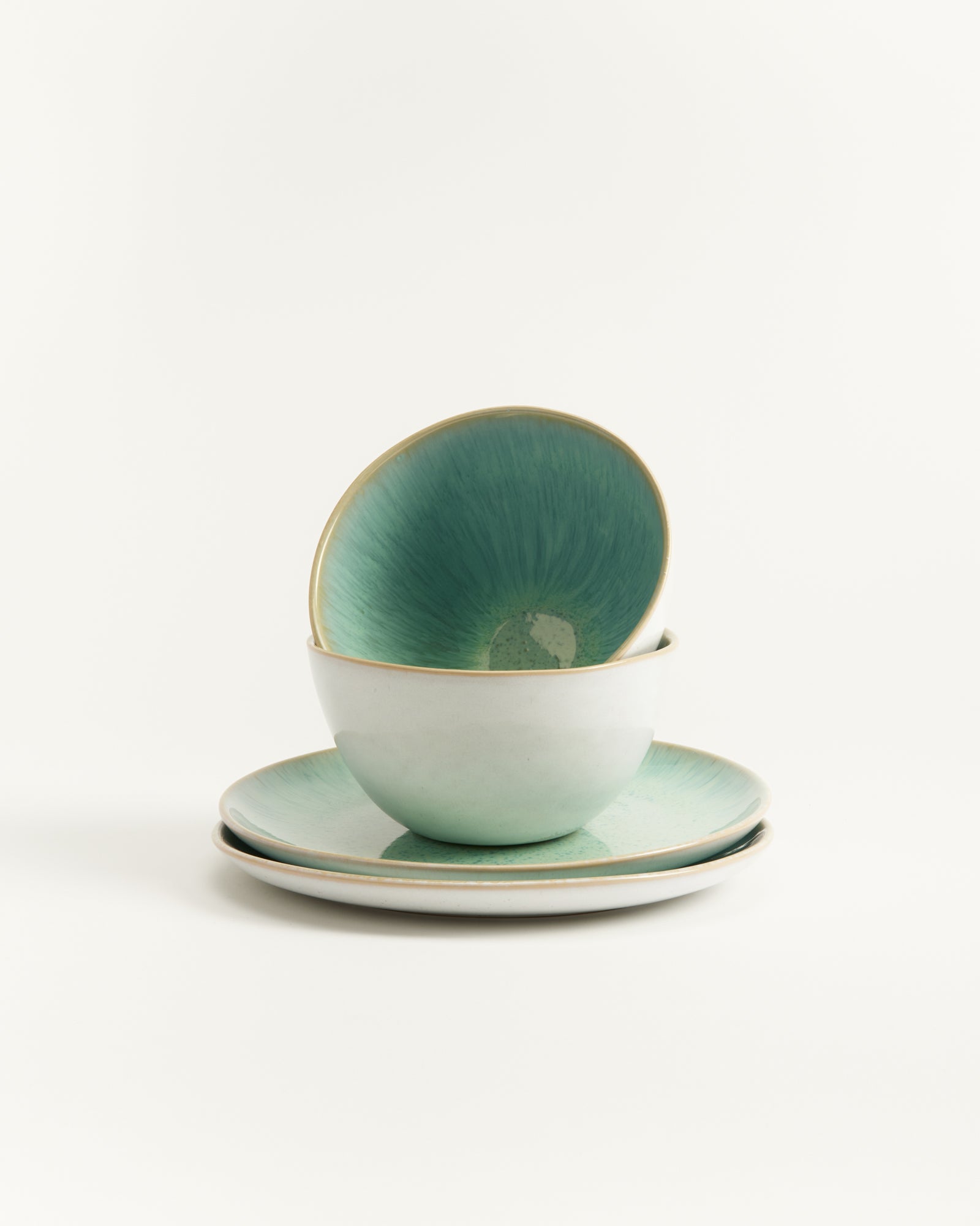 AREIA - BREAKFAST SET CLASSIC MINT 4 PIECES