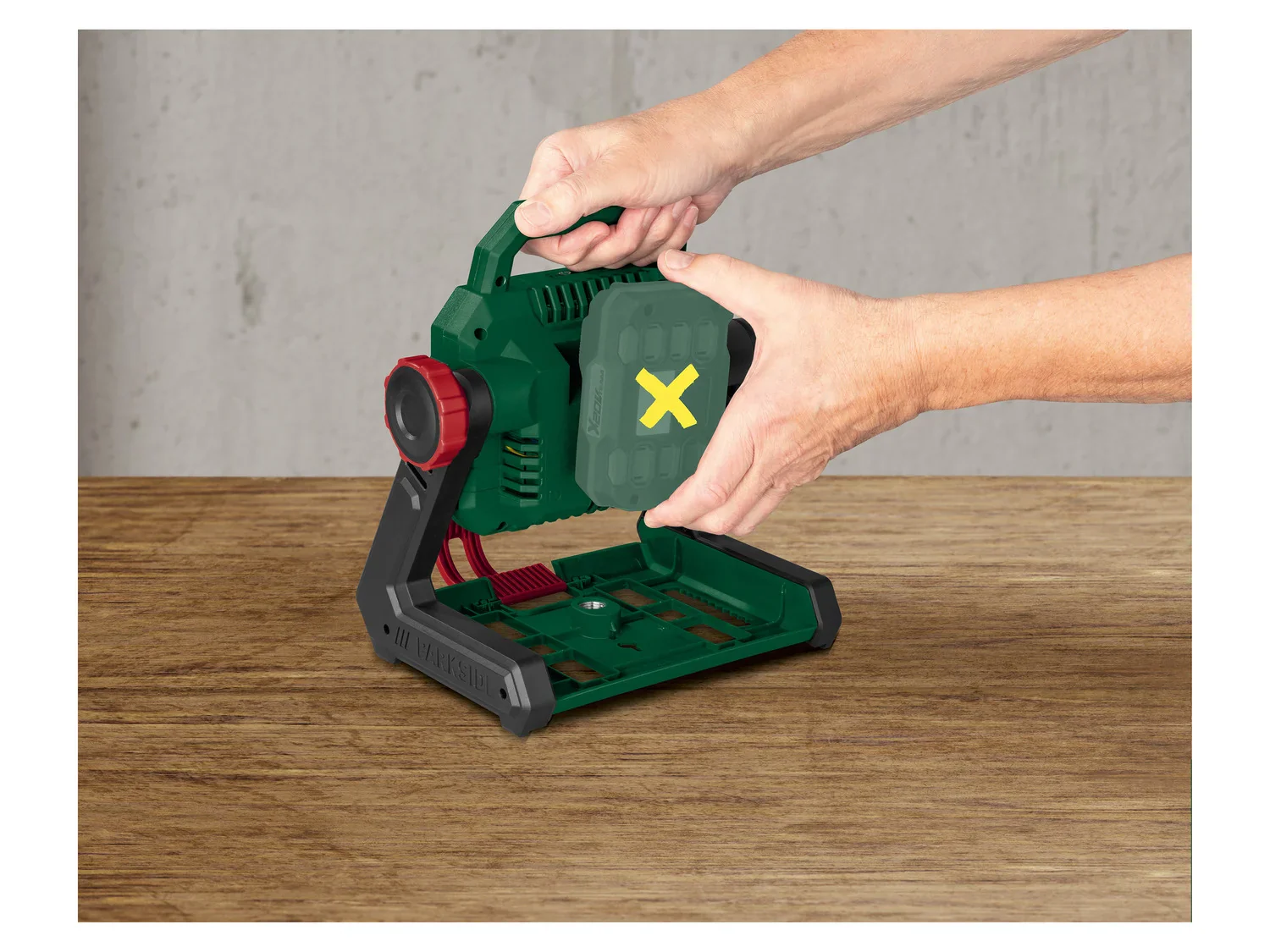 PARKSIDE Projecteur de chantier LED PLSA 20-Li A1, 20 V