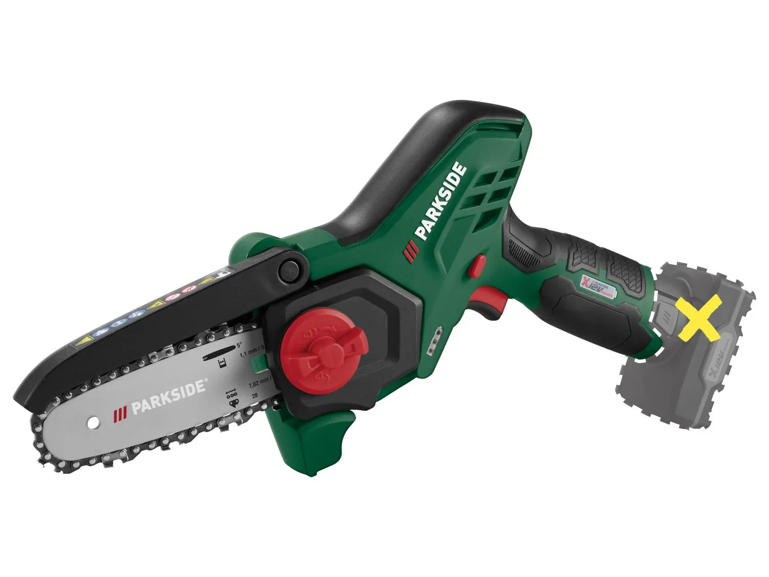 PARKSIDE Mini-trononneuse  bois sans fil PGHSA 12 D3, 12 V