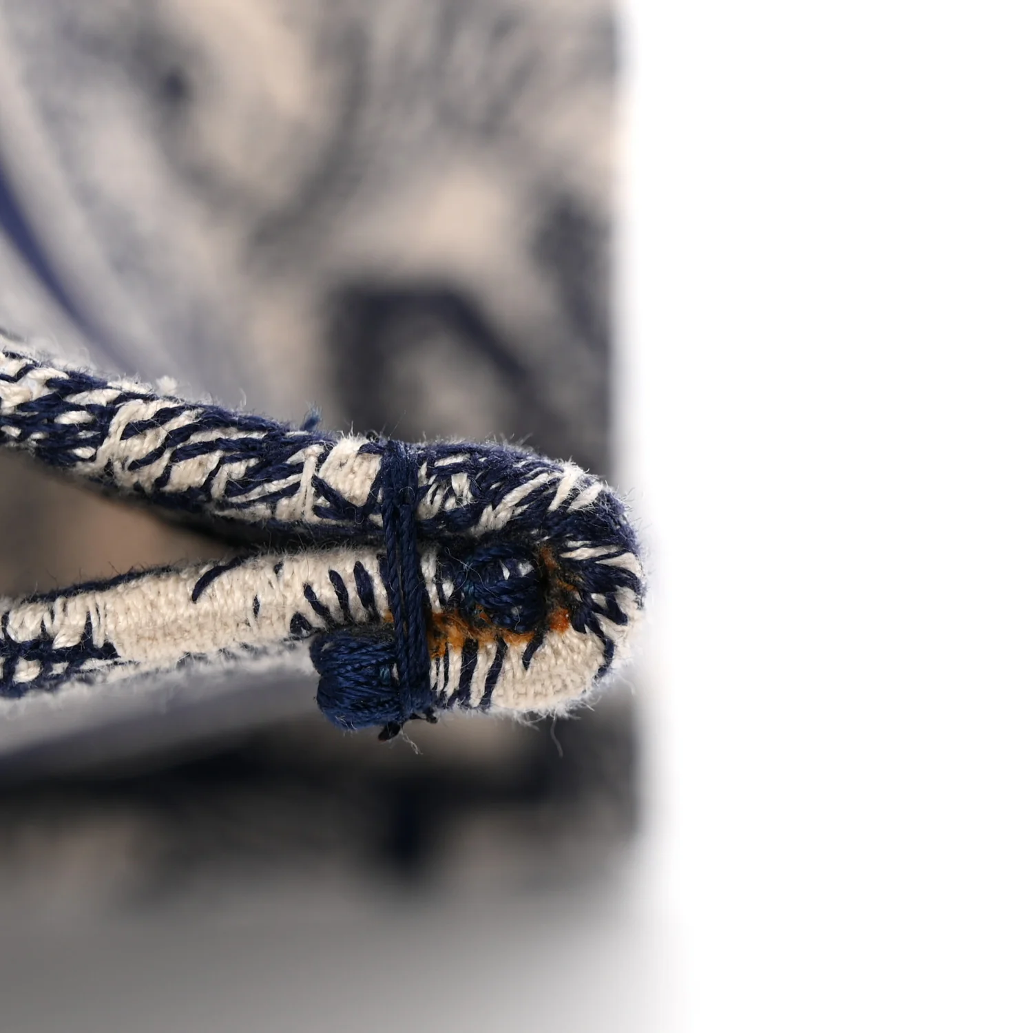 Canvas Embroidered Medium Dioriviera Toile De Jouy Book Tote Blue