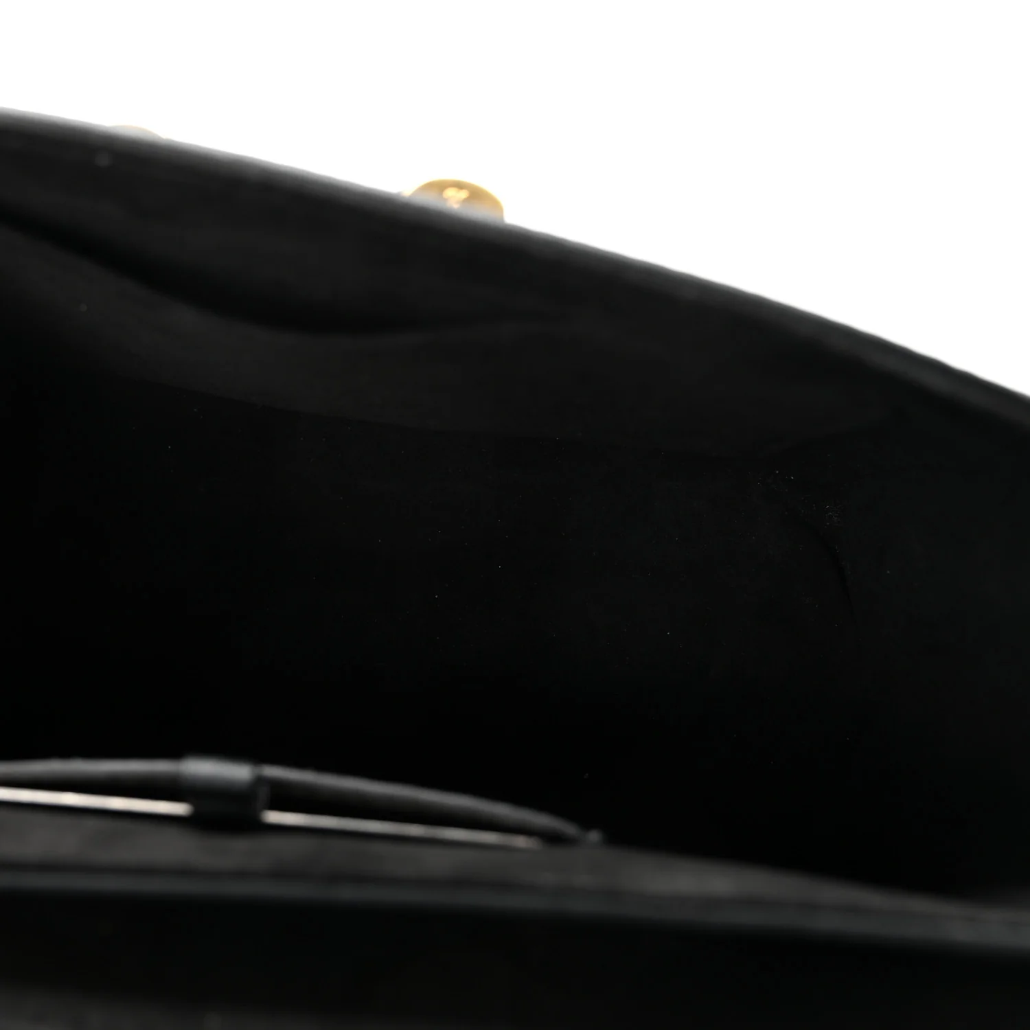 Taurillon Smooth Calfskin Scrunchie Twist One Handle MM Black