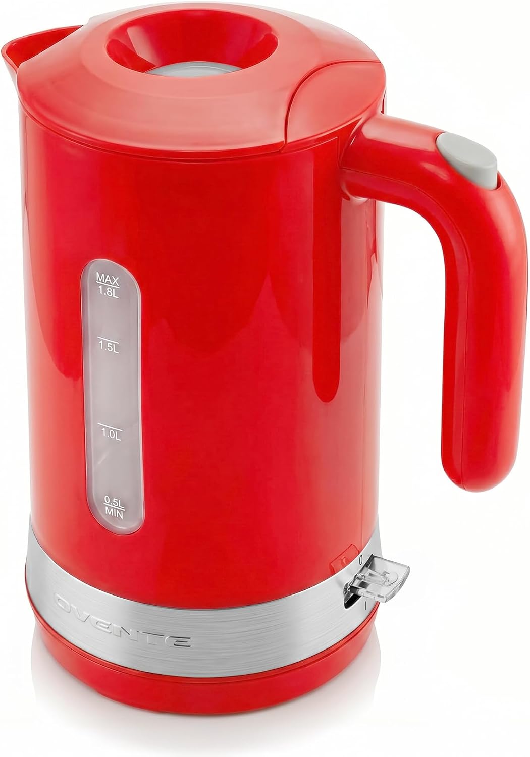 OVENTE 1.8L Electric Kettle, BPA-Free with Easy-Fill Lid, Black KP413B
