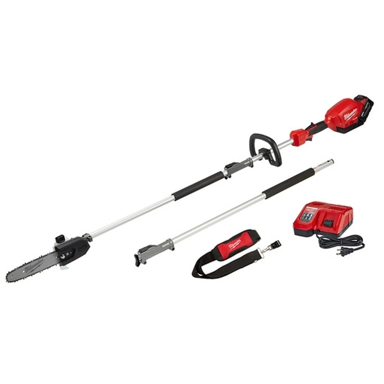1 Set, 2825-21Ps M18 Fuel 10 In. Pole Saw Kit w/ Quik-Lok