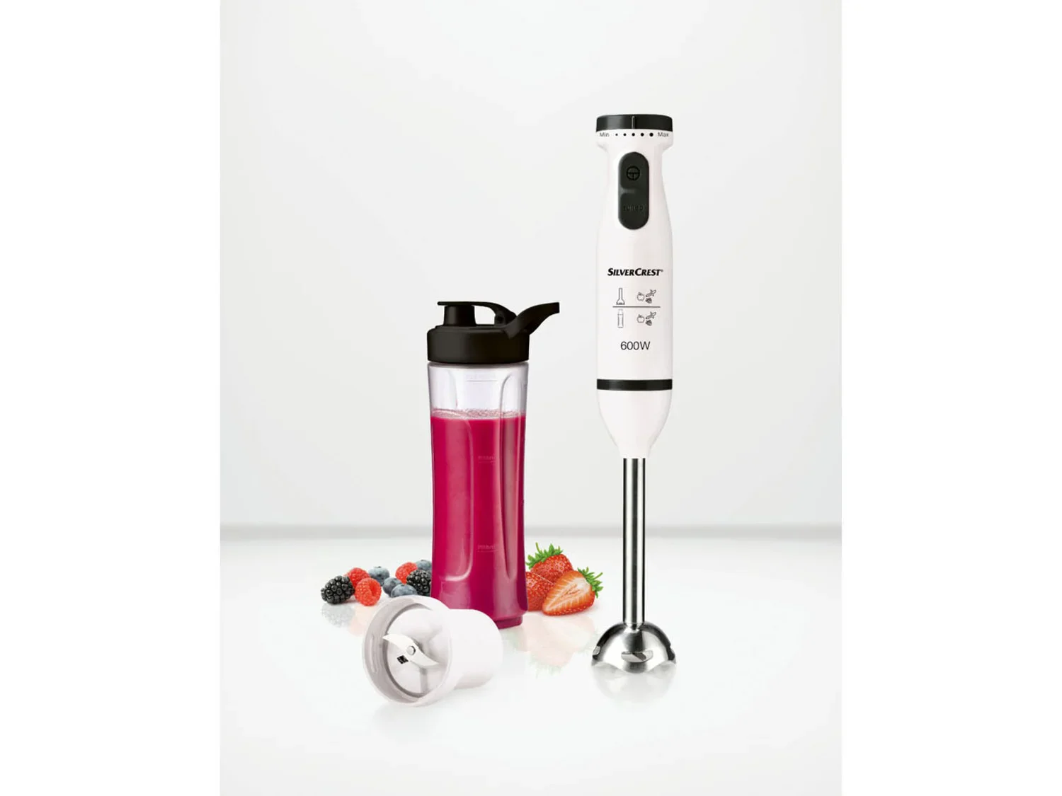 SILVERCREST KITCHEN TOOLS Mixeur plongeant avec appareil  smoothies SSMS 600 A1, 600 W