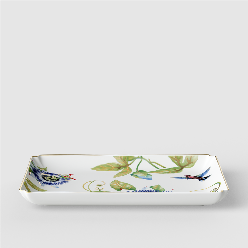 Amazonia Decorative fruit bowl - Multi-colored, 14.3 oz, Premium Bone Porcelain