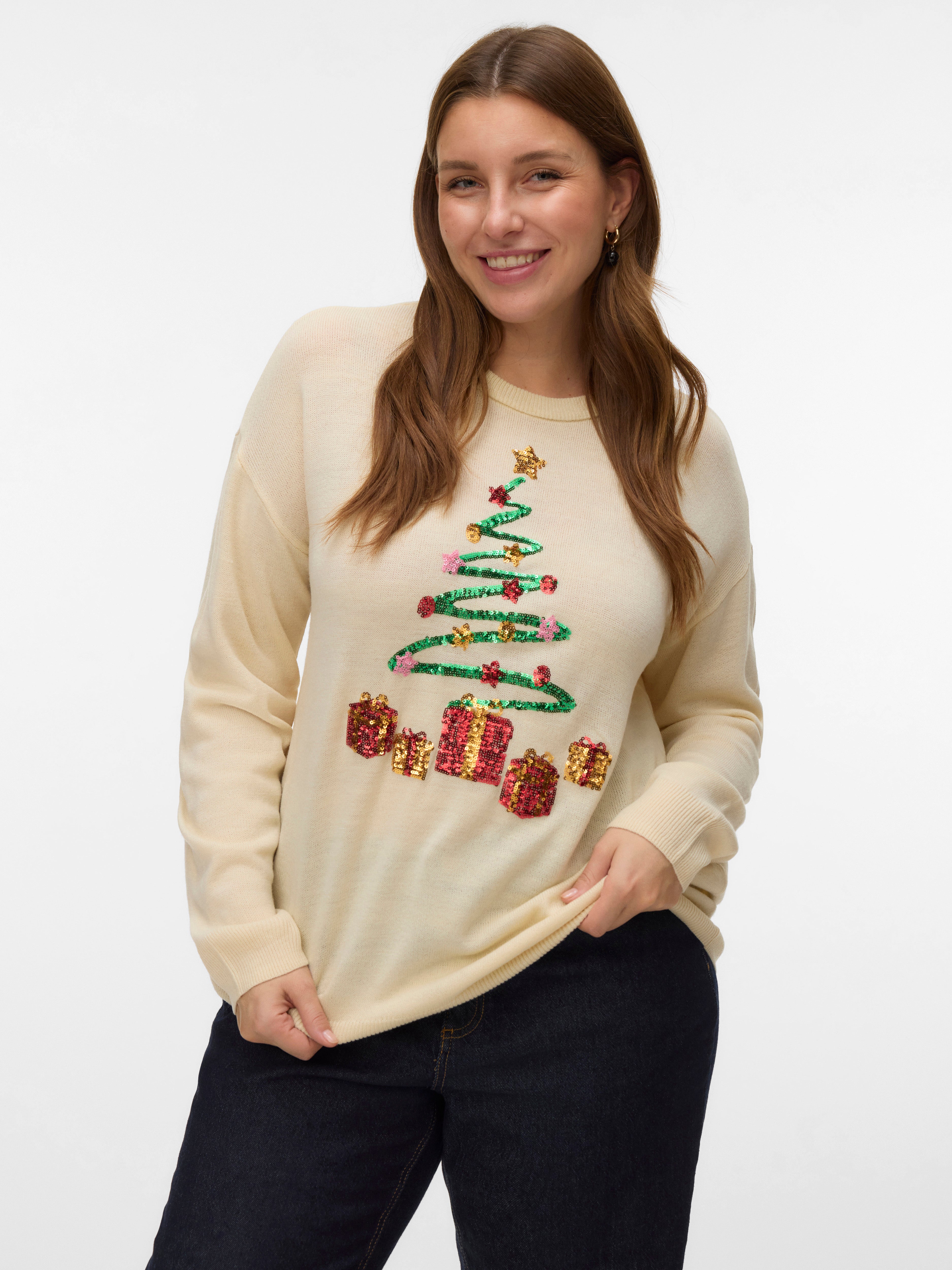 VERO MODA® VMCGLITTER Knitted pullover