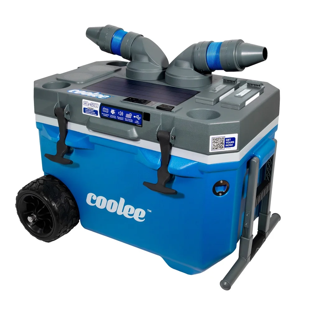 CL-50R Portable Air Cooler Ice Chest w/ Air Flow Nozzles and High Capacity Power Bank Connection Remote Control - Image 5