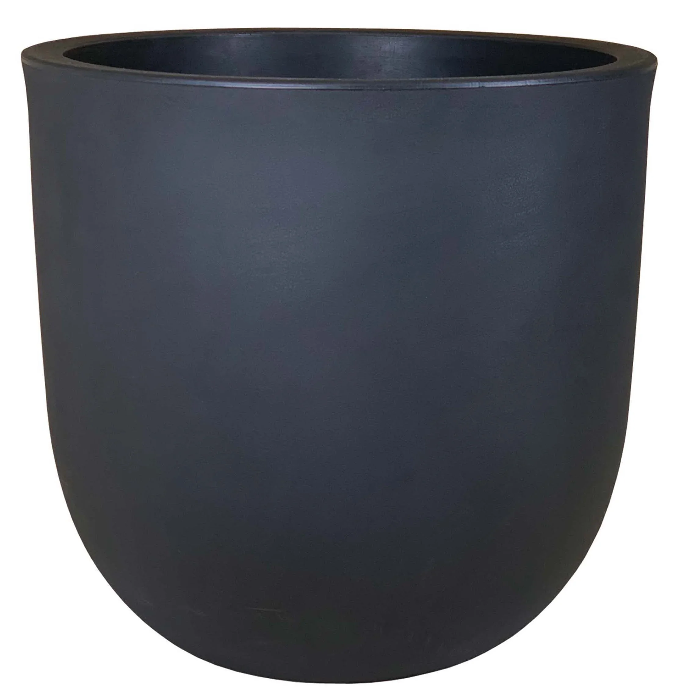 (3 pack) Better Homes & Gardens 18in Mosswood Resin Planter, Matte Black