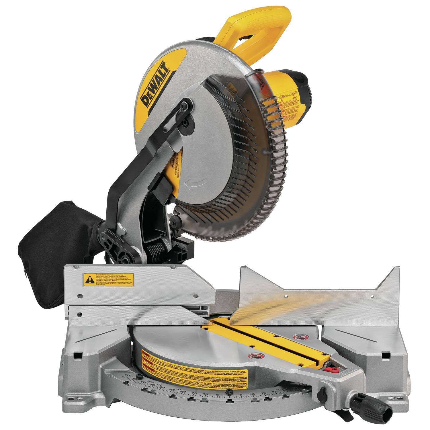 DeWalt DWS715 12 Single Bevel Compound Miter Saw 15 Amp(12 in. 15-Amp)