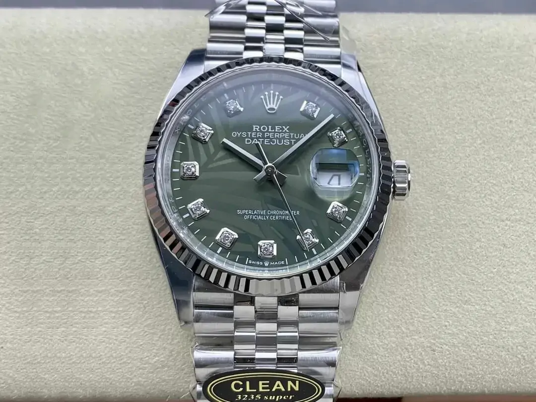 Rolex Datejust M126234-0055 36MM Clean Factory Diamond-Set Bezel