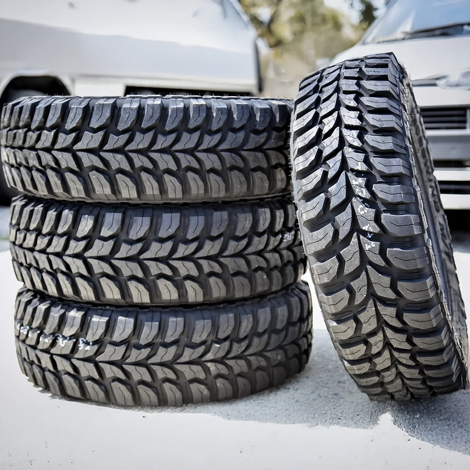 Set of 4 Crosswind by Linglong M/T 265/70R16 110/107Q C 6 Ply Mud Light Truck Tires