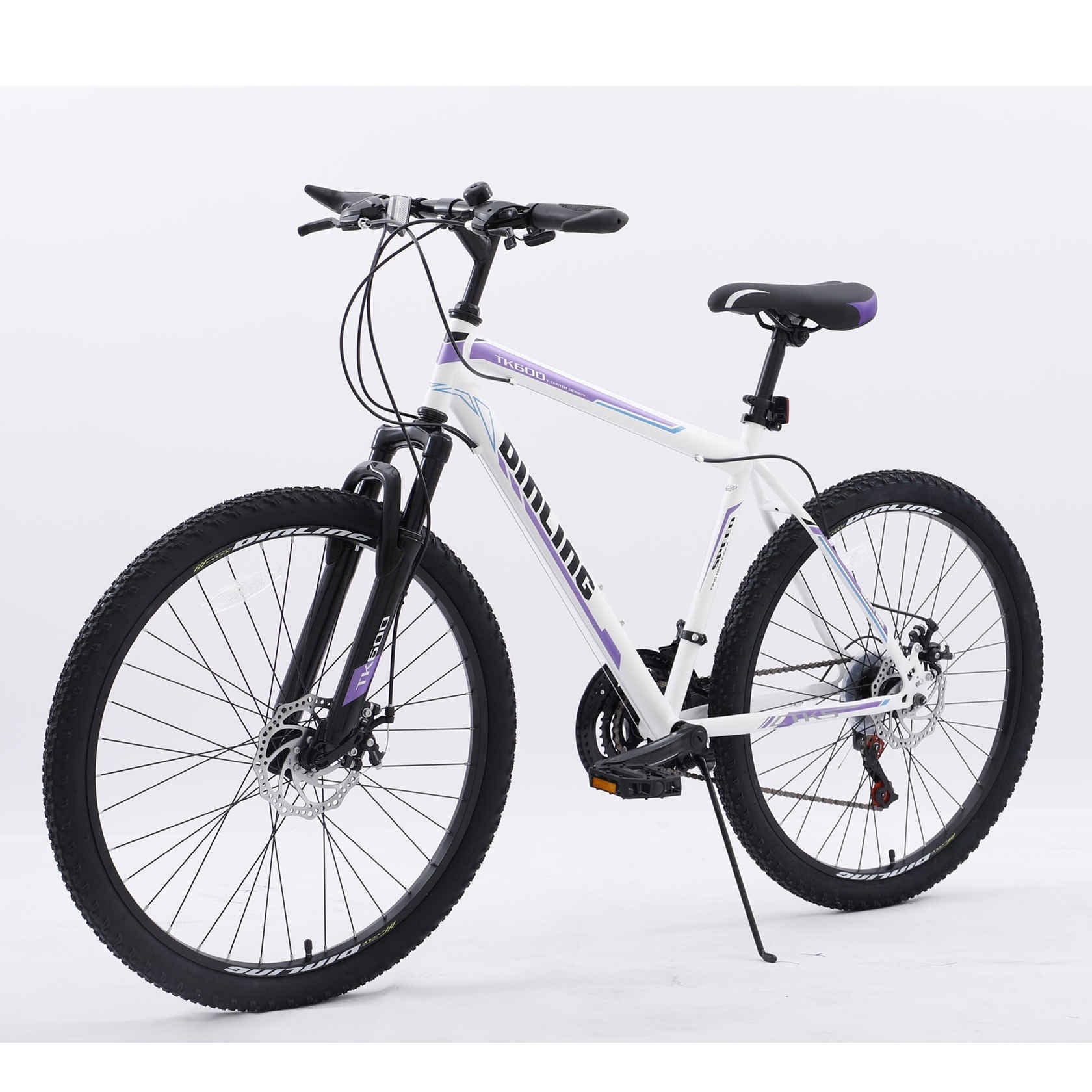 YAPENG Adults Hybrid Bikes, Shimano 21 Speeds Mountain Bike, 26 in Wheel Purple