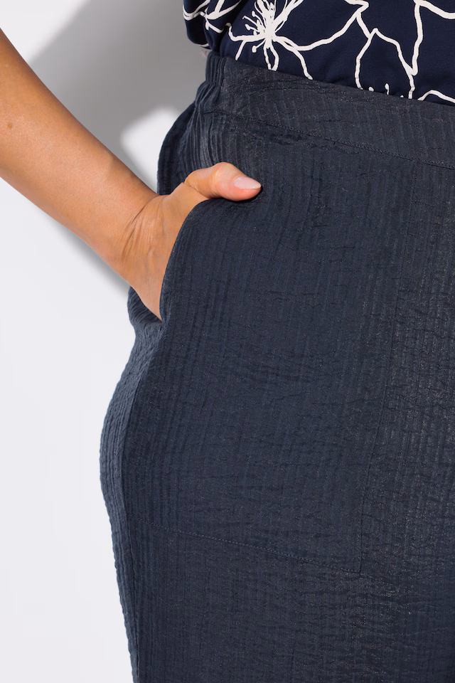 Textured Comfort Waist Pants