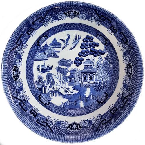 Churchill Blue Willow Salad Plate 8