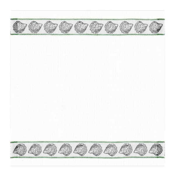 Ostronband serviett 35x35 cm grå