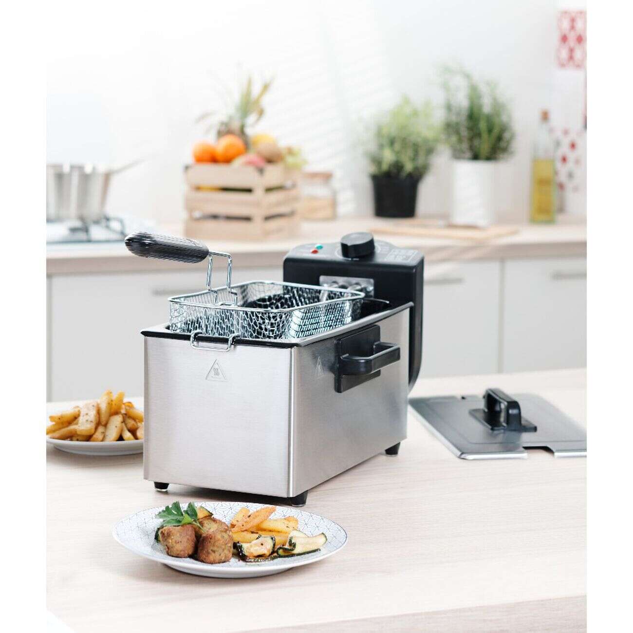 Friteuse inox Homday 3 L