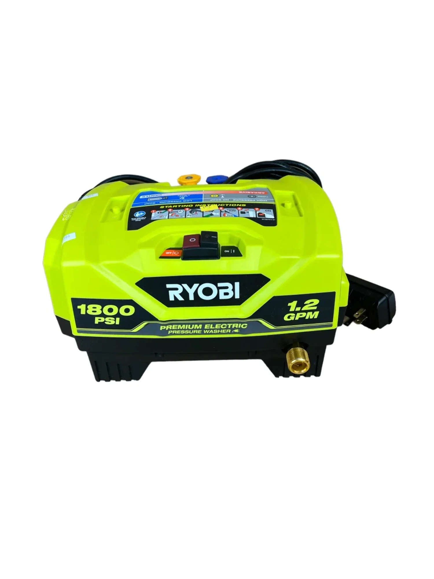 1800 PSI 1.2 GPM Cold Water Electric Pressure Washer - Image 3