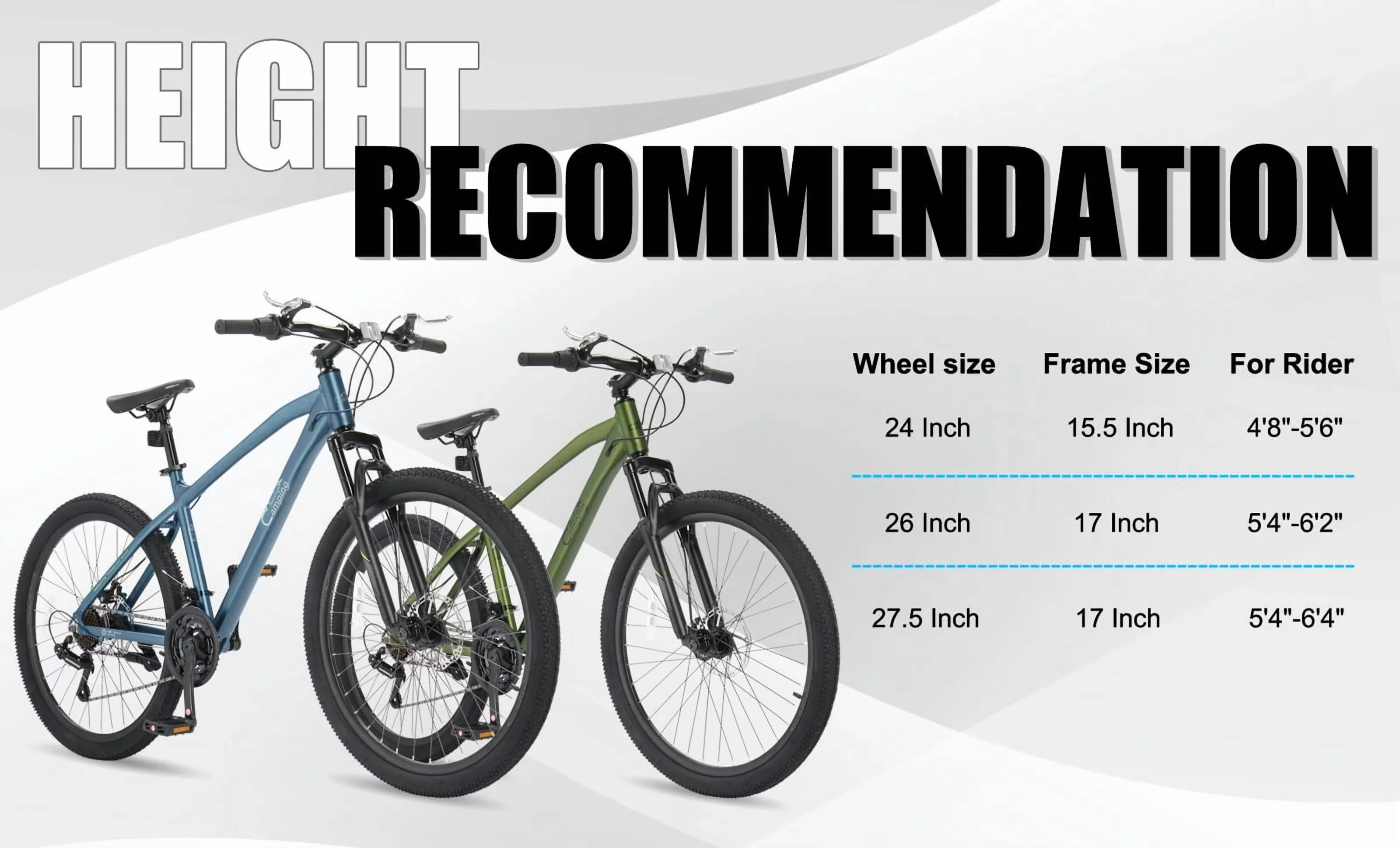 UBesGoo 26in Mountain Bike for Adults, Aluminum Frame Lightweight 21 Speeds Men/Women Bike with Dual Disc Brake, Twist Shifters, Green