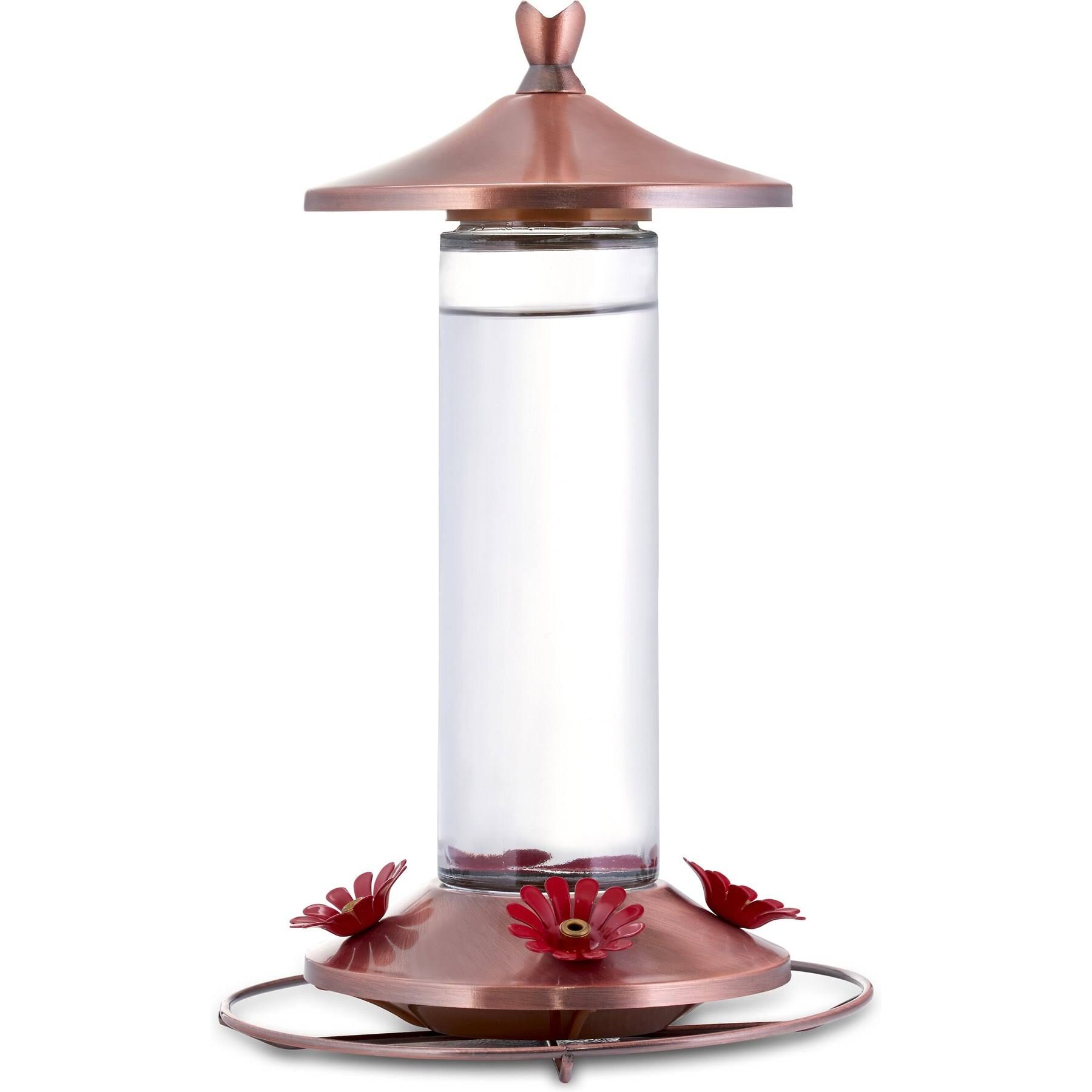 Perky-Pet Copper Glass Hummingbird Feeder