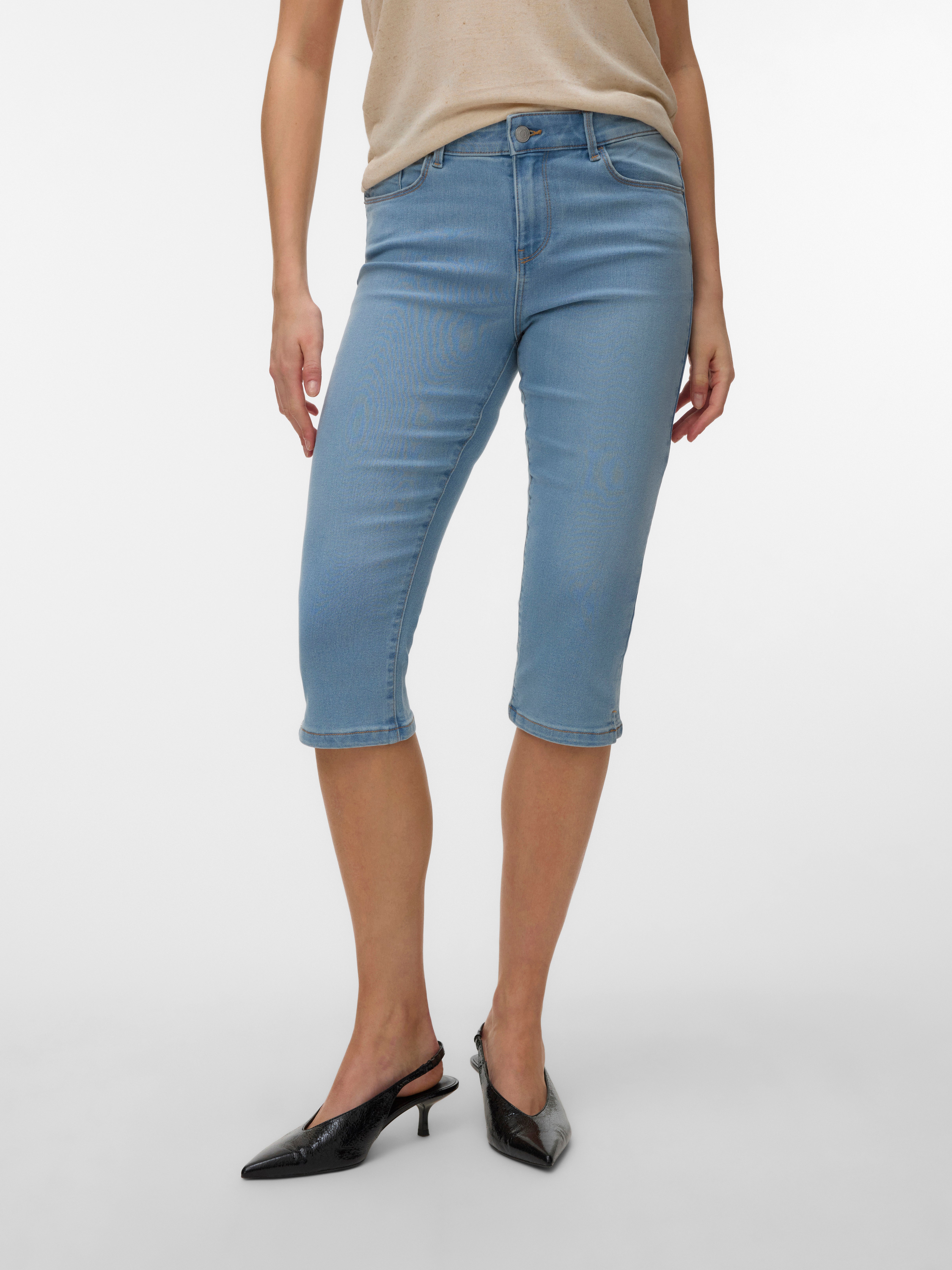 VERO MODA® VMELLY Mid rise Slim Fit Capris