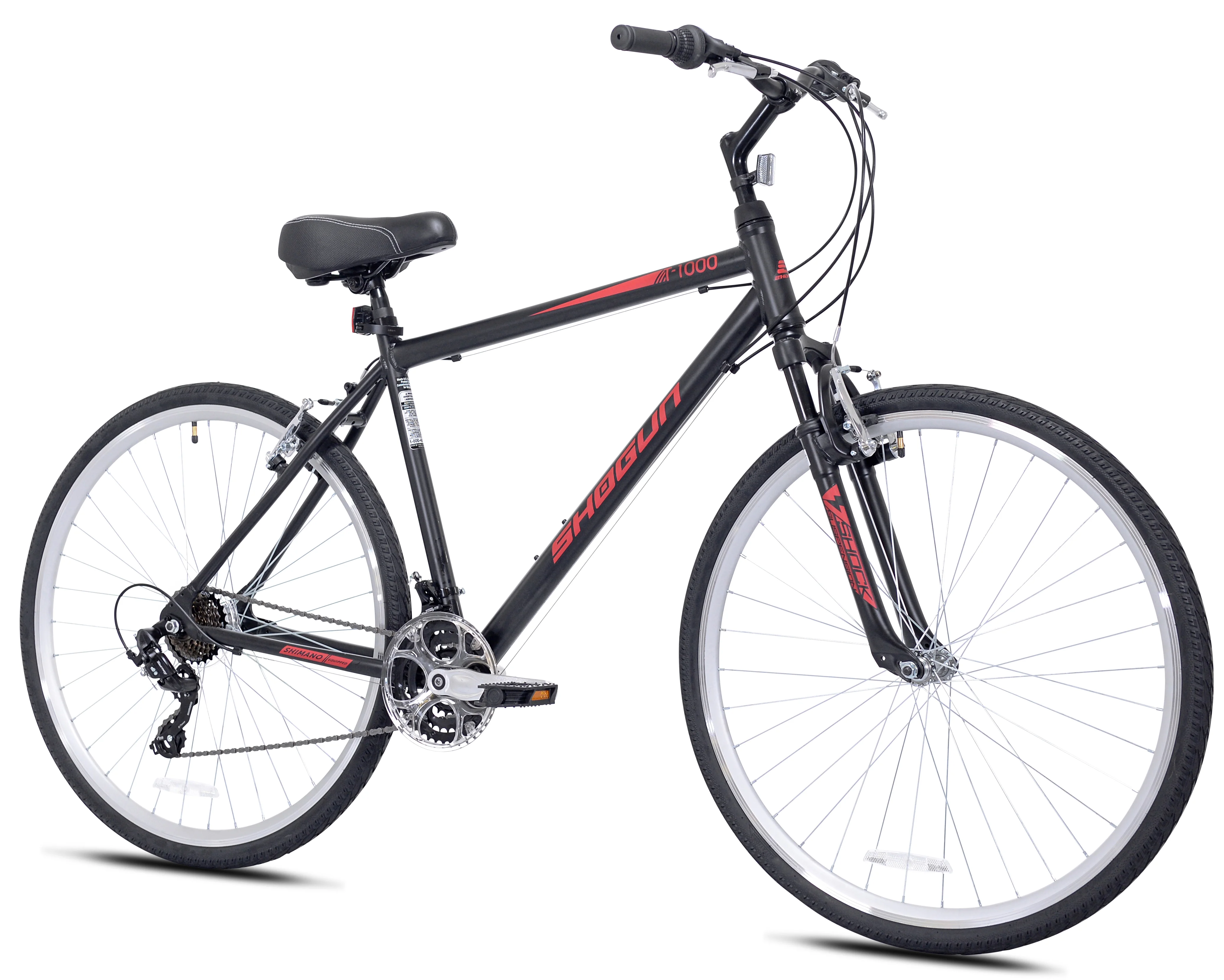 700C Kent Shogun T1000 Adult Bicycle, Black