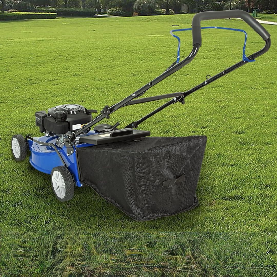 Anlibatt 21 in Gas Lawn Mower, Gasonline Lawnmower Walk - Behind Push Mowers with Bagging 201cc 5.7HP 4 - Cycle OHV Engine, Adjustable Cutting Height Gas Powered Lawnmower