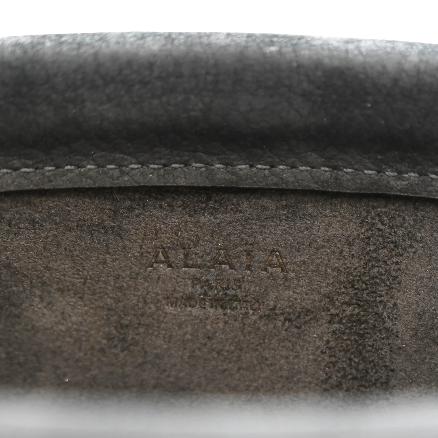 Suede Le Click East West Small Bag Black