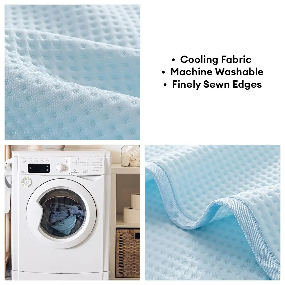 Waffle Ice Silk Cooling Double Sided Cold Effect Summer Blanket