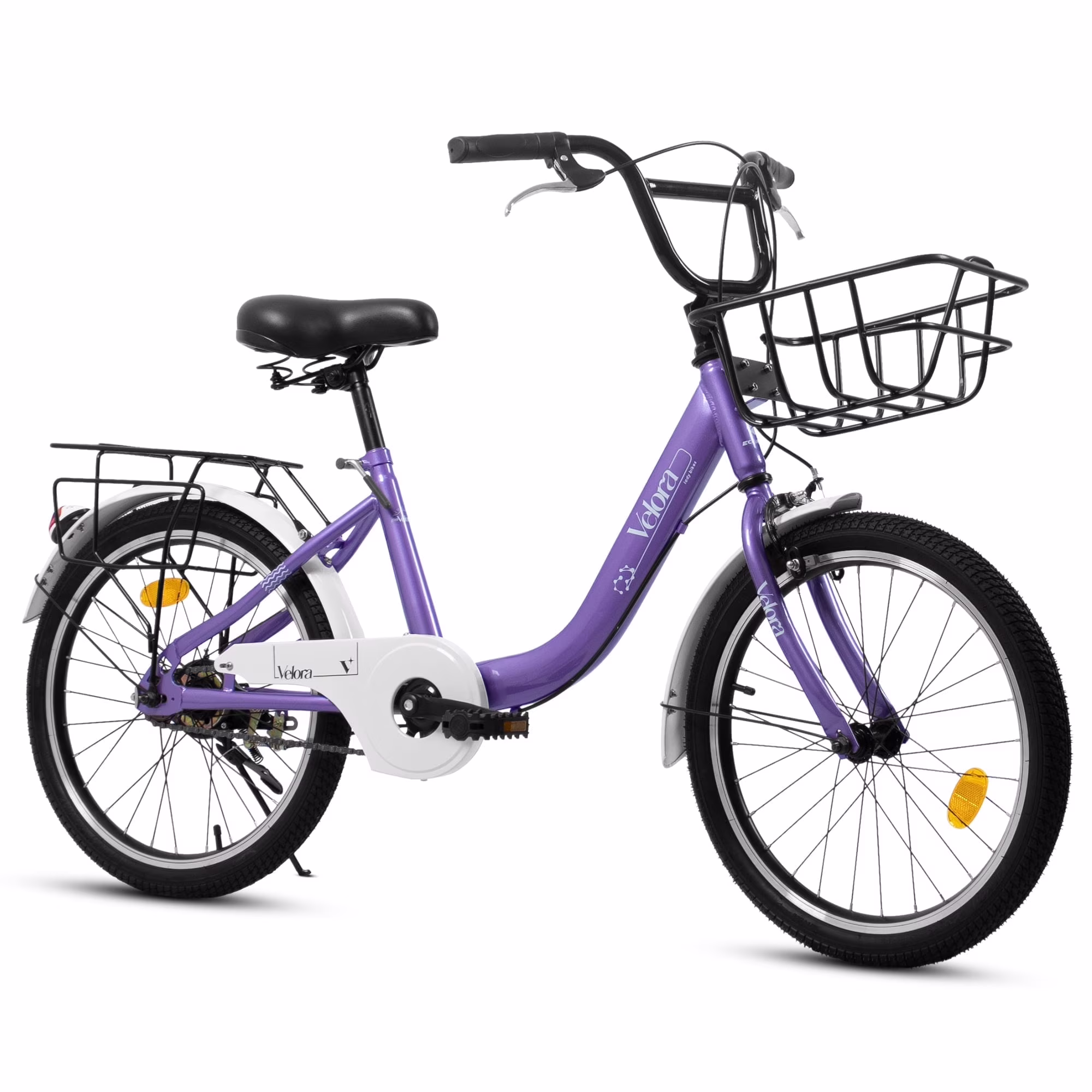 Girls Bike,20 Inch Kids Bike for 5-8 Years Old Children, Princess Style Kids Bicycle Adjustable Seat with Doll-Seat Basket Pink(Pink) - Image 5