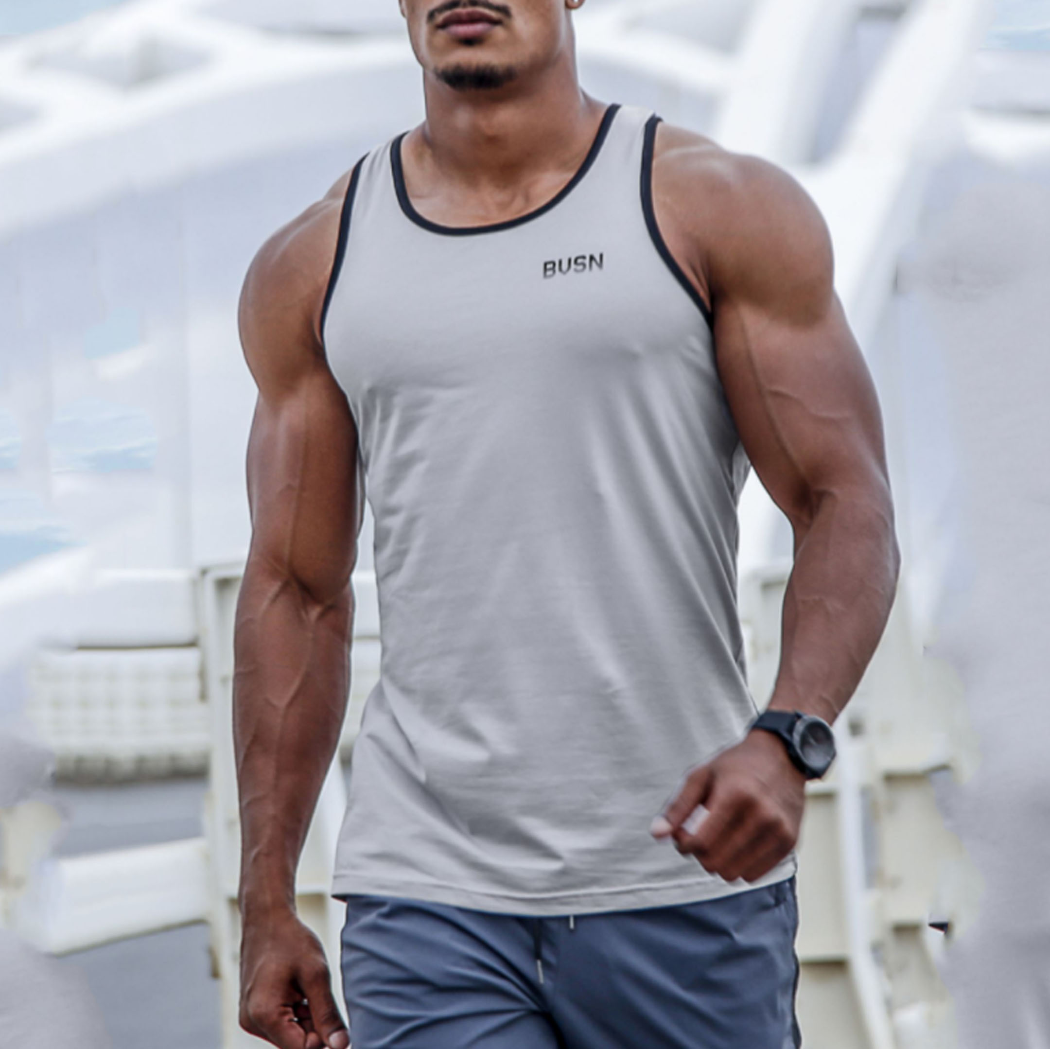 Débardeur imprimé tendance pour homme