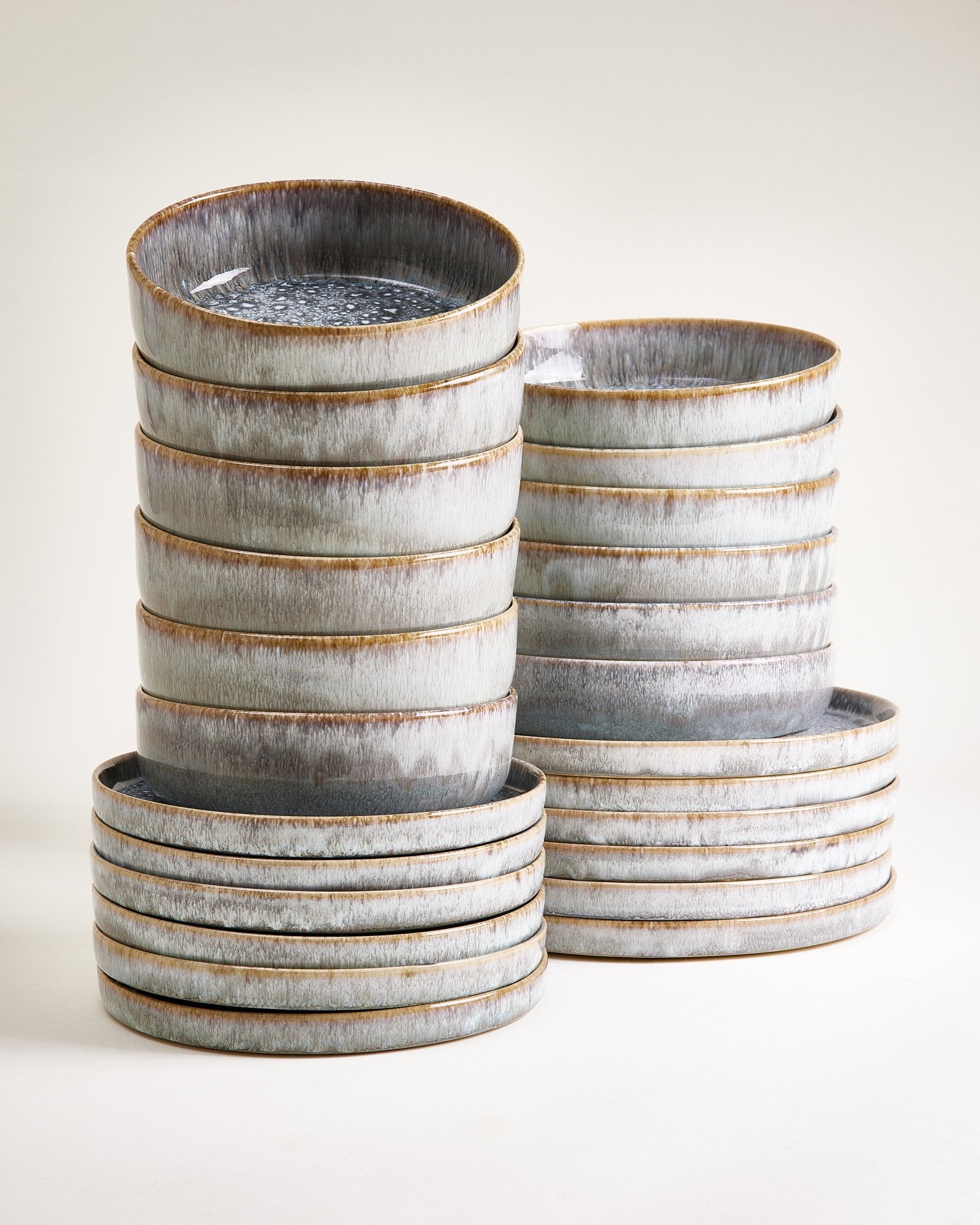 CORDOAMA - TABLEWARE SET MODERN GRAY 24 PIECES