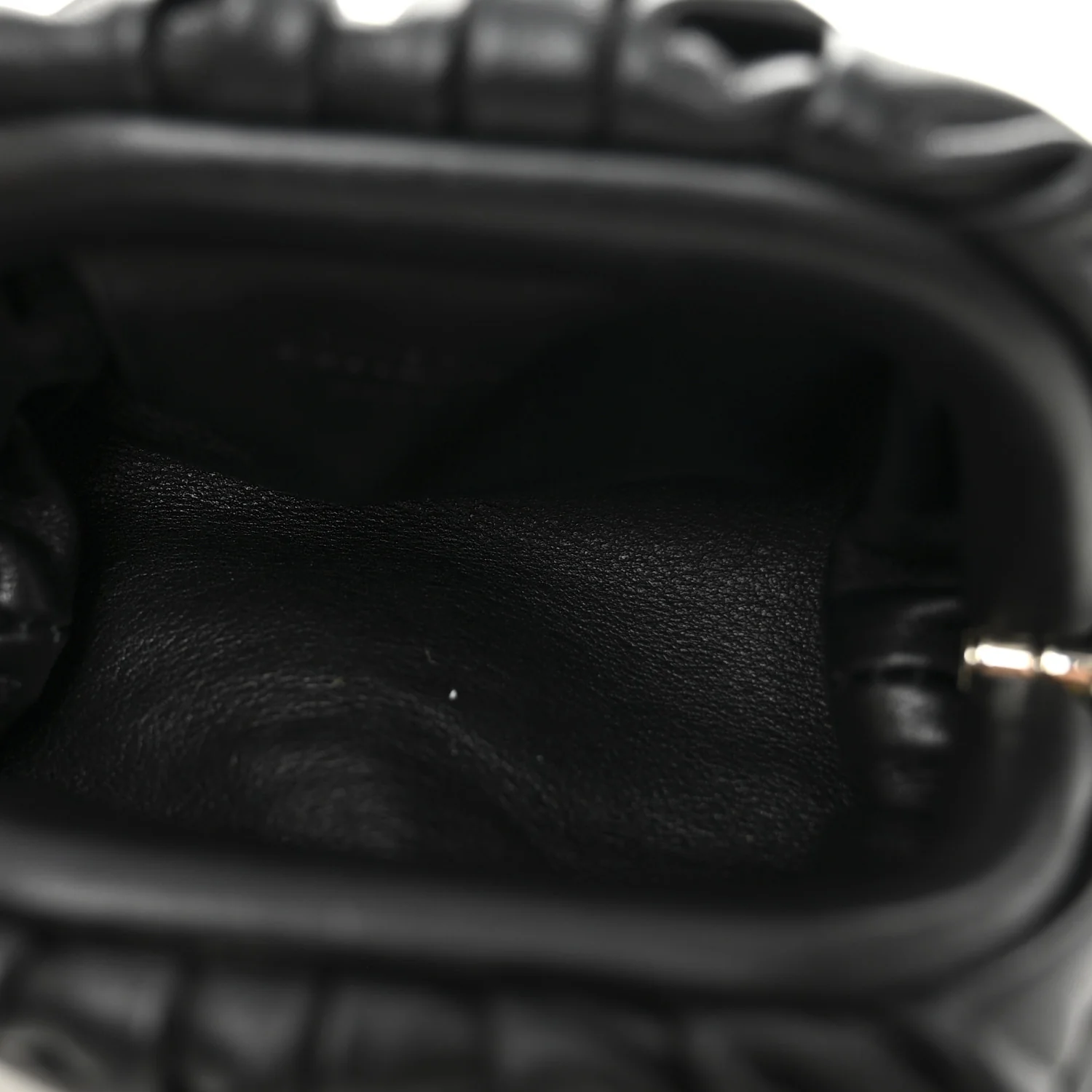 Butter Calfskin Coin Purse Black