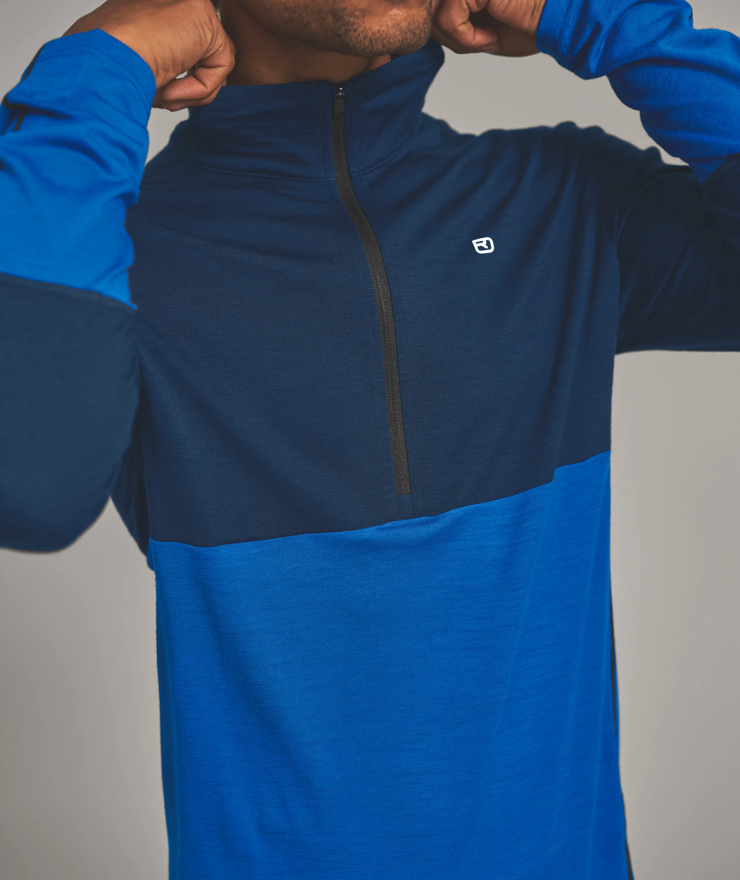 ORTOVOXR 185 ROCK'N'WOOL ZIP NECK