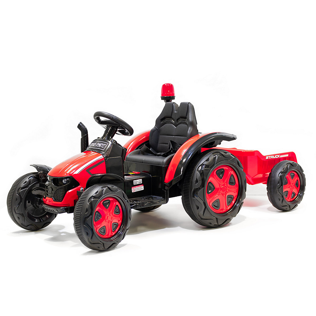 Kidcars Kinder Elektro Traktor 2X30W 12V 7Ah 2.4G RC inkl Anhnger vert
