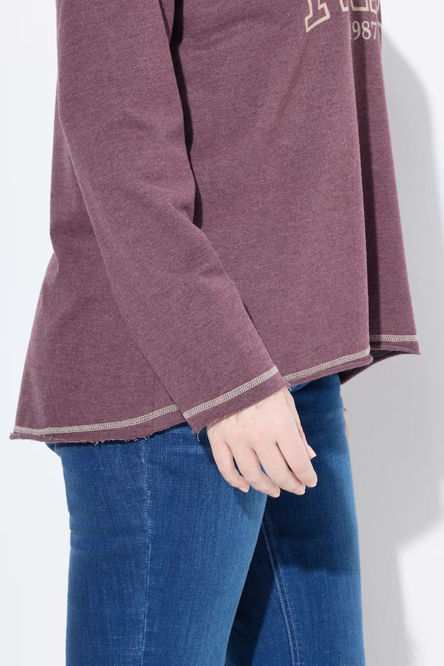 Texas Contrast Stitching Sweatshirt