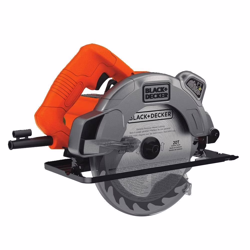 BLACK+DECKER 7-1/4-Inch Circular Saw with Laser, 13-Amp BDECS300C