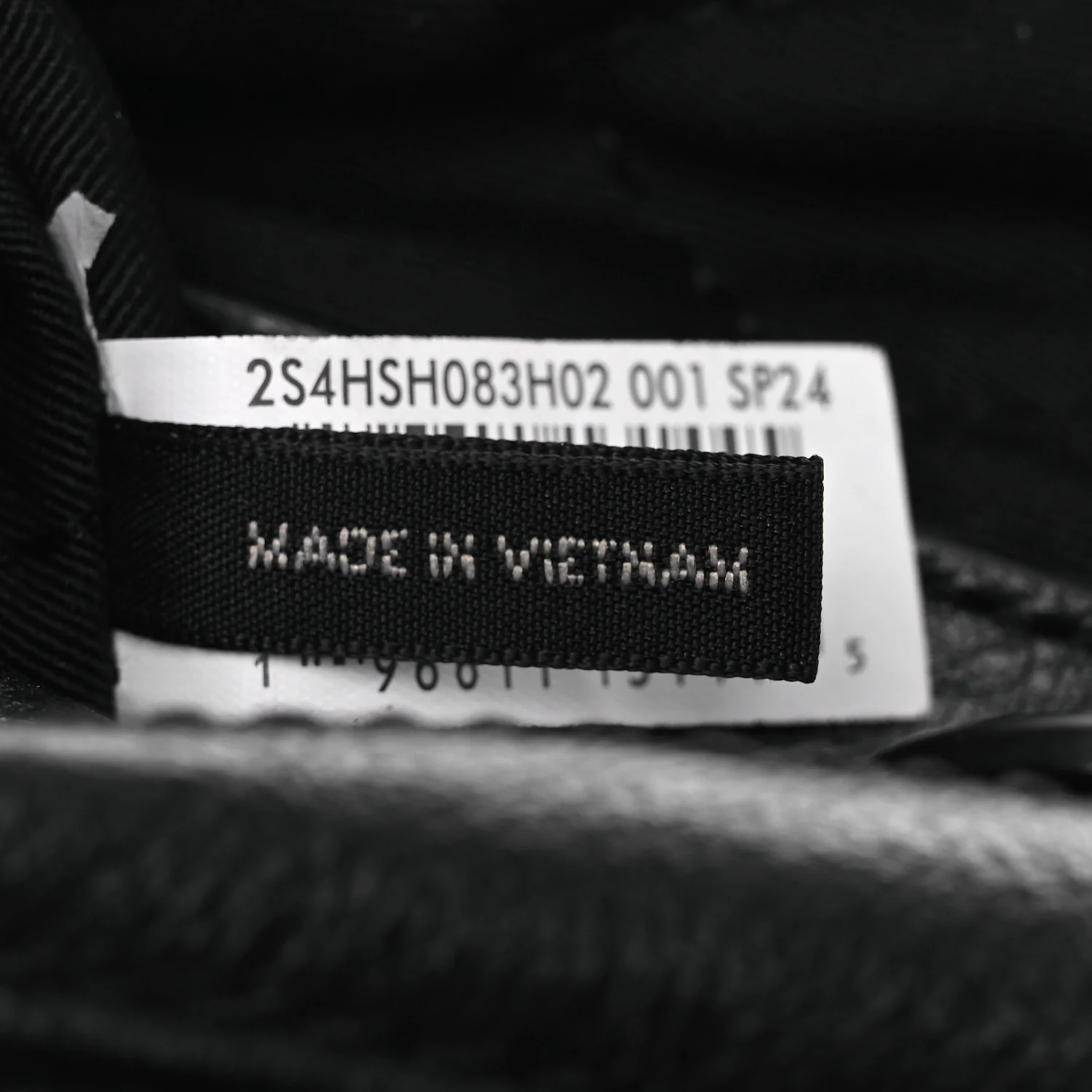 Goatskin The Large Cargo Bag Black