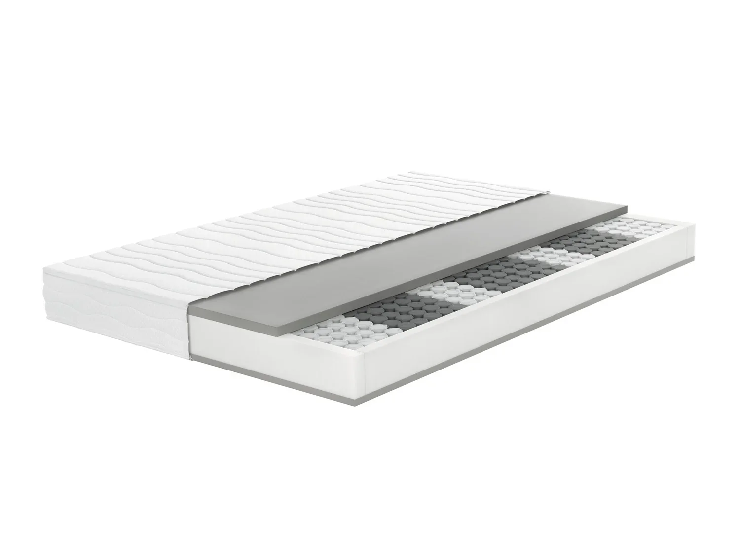 LIVARNO home Matelas 7 zones  ressorts ensachs, H2, 140 x 190 cm