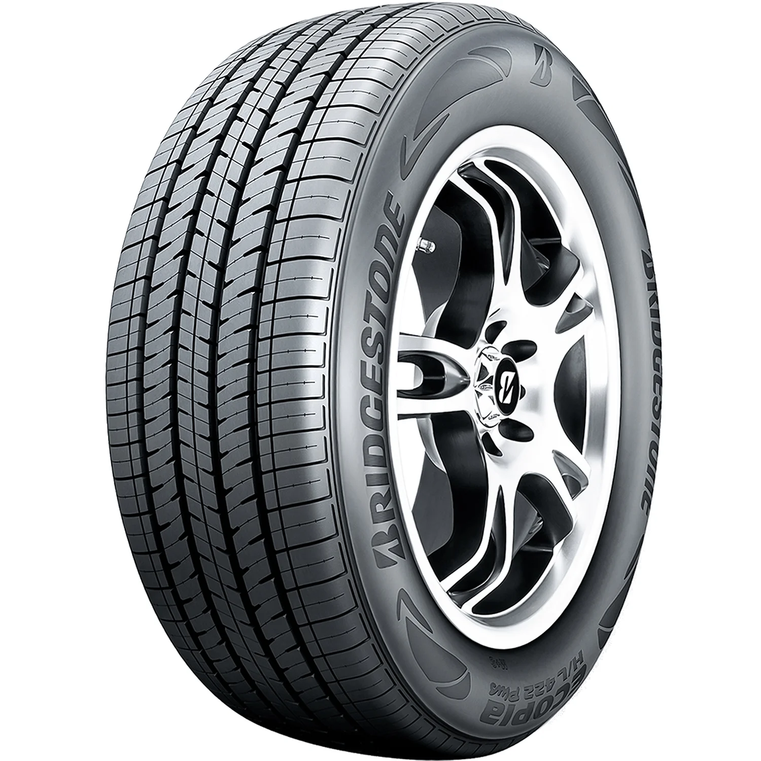 Pair of 2 (TWO) Bridgestone Ecopia H/L 422 Plus 225/55R19 99H (OE) A/S All-Season Tires