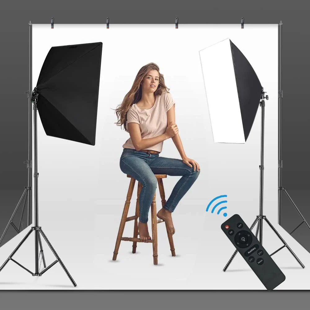 MOUNTDOG Softbox Lighting Kit. 2x19.7x27.5