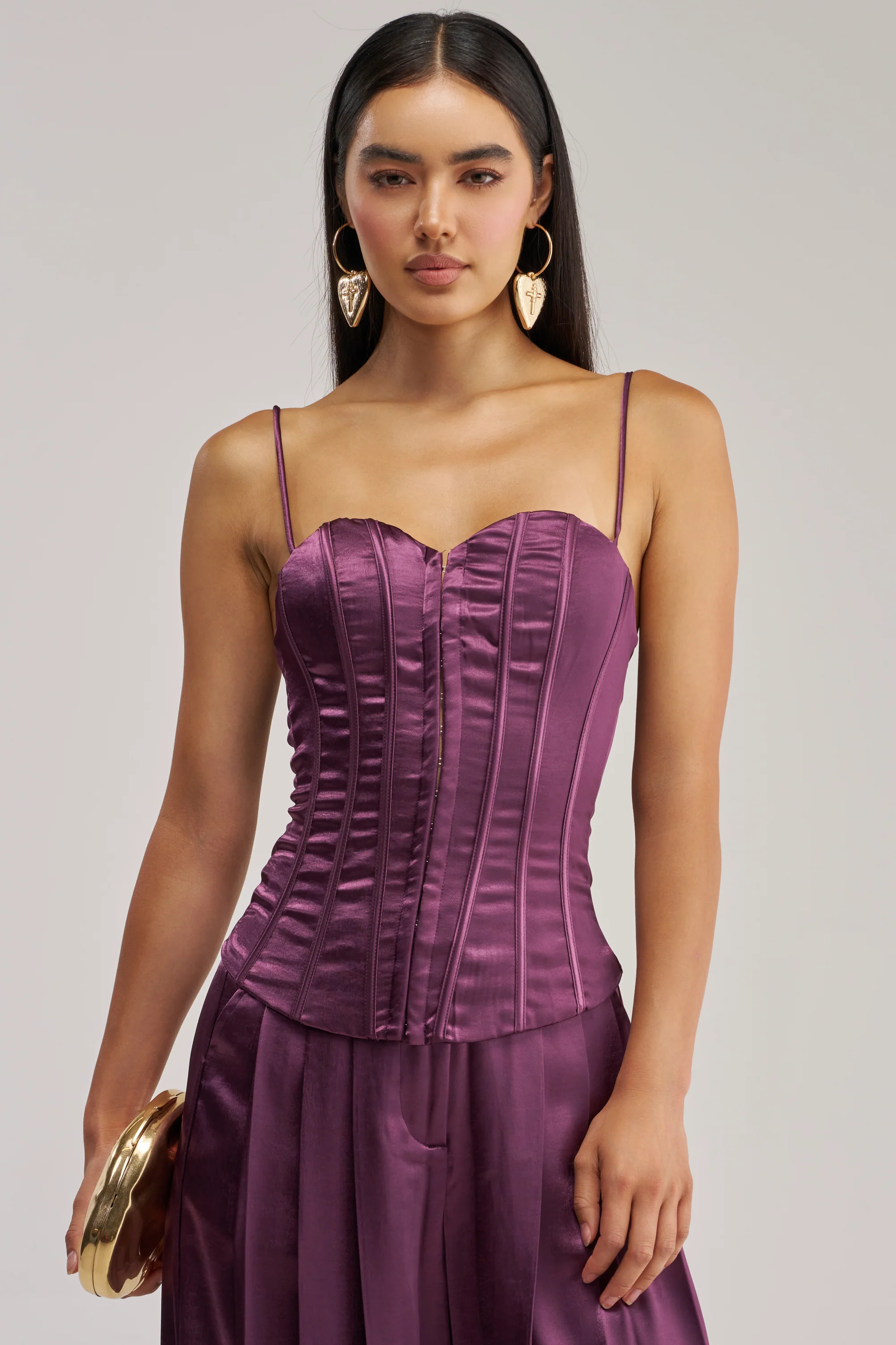 IN TOO DEEP SATIN CORSET - Akira Store