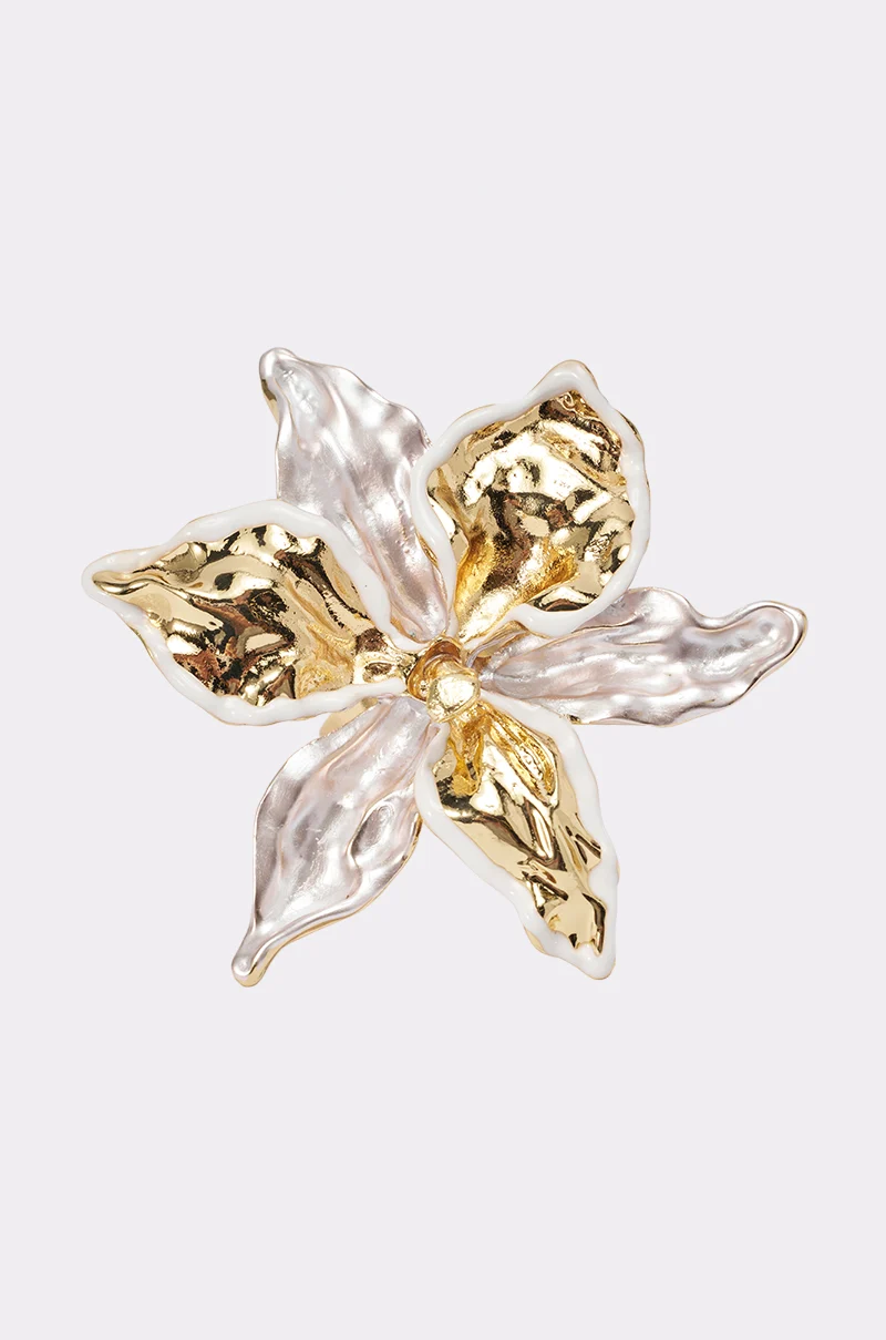 RICH ENERGY FLOWER COCKTAIL RING - Akira Store