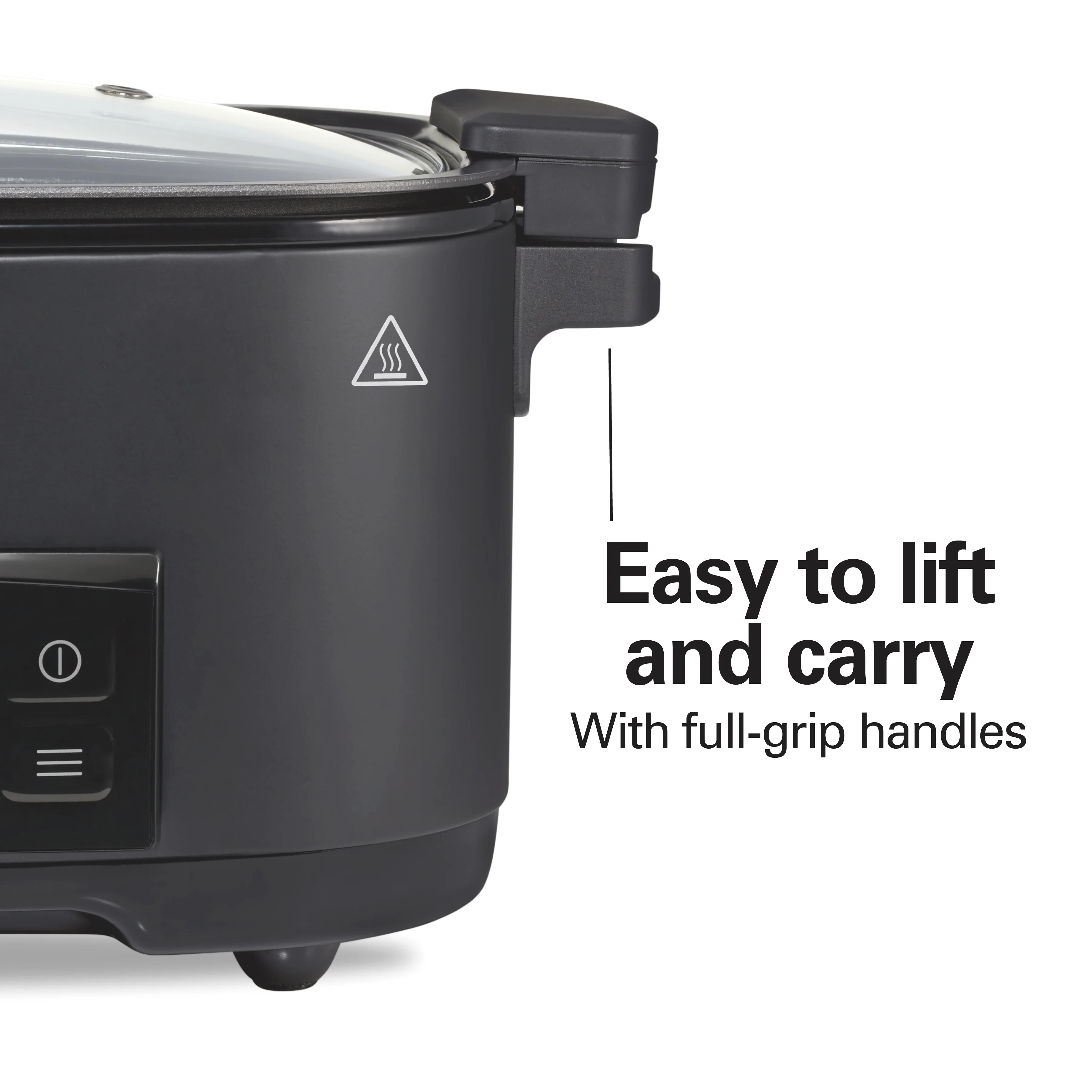 9-in-1 Multi Cooker, 6 Qt Searing Slow Cooker, Nonstick Aluminum Crock with Removable Pot, Black(Black) - Image 7
