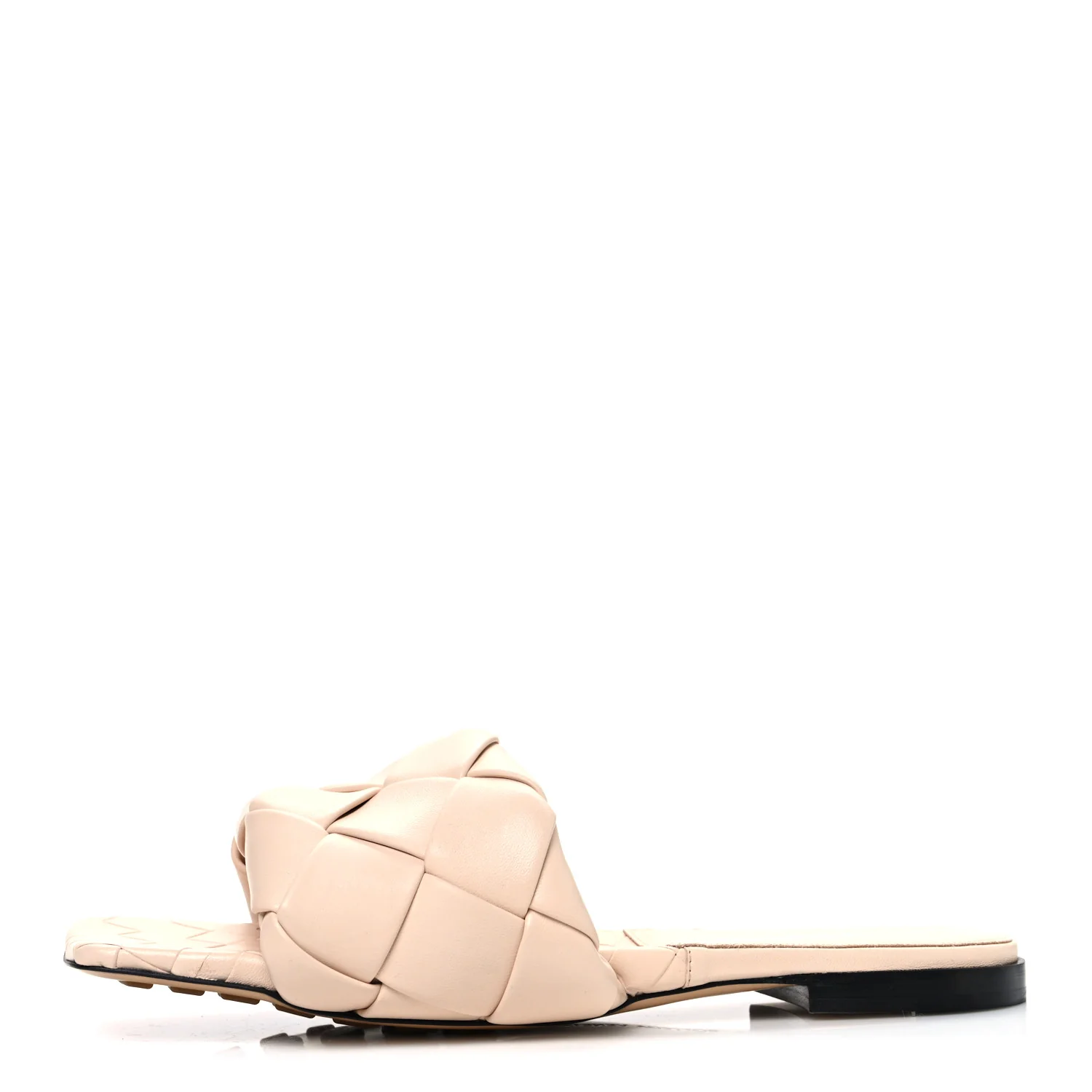 Nappa Maxi Intrecciato Lido Flat Sandals 40 Bandage