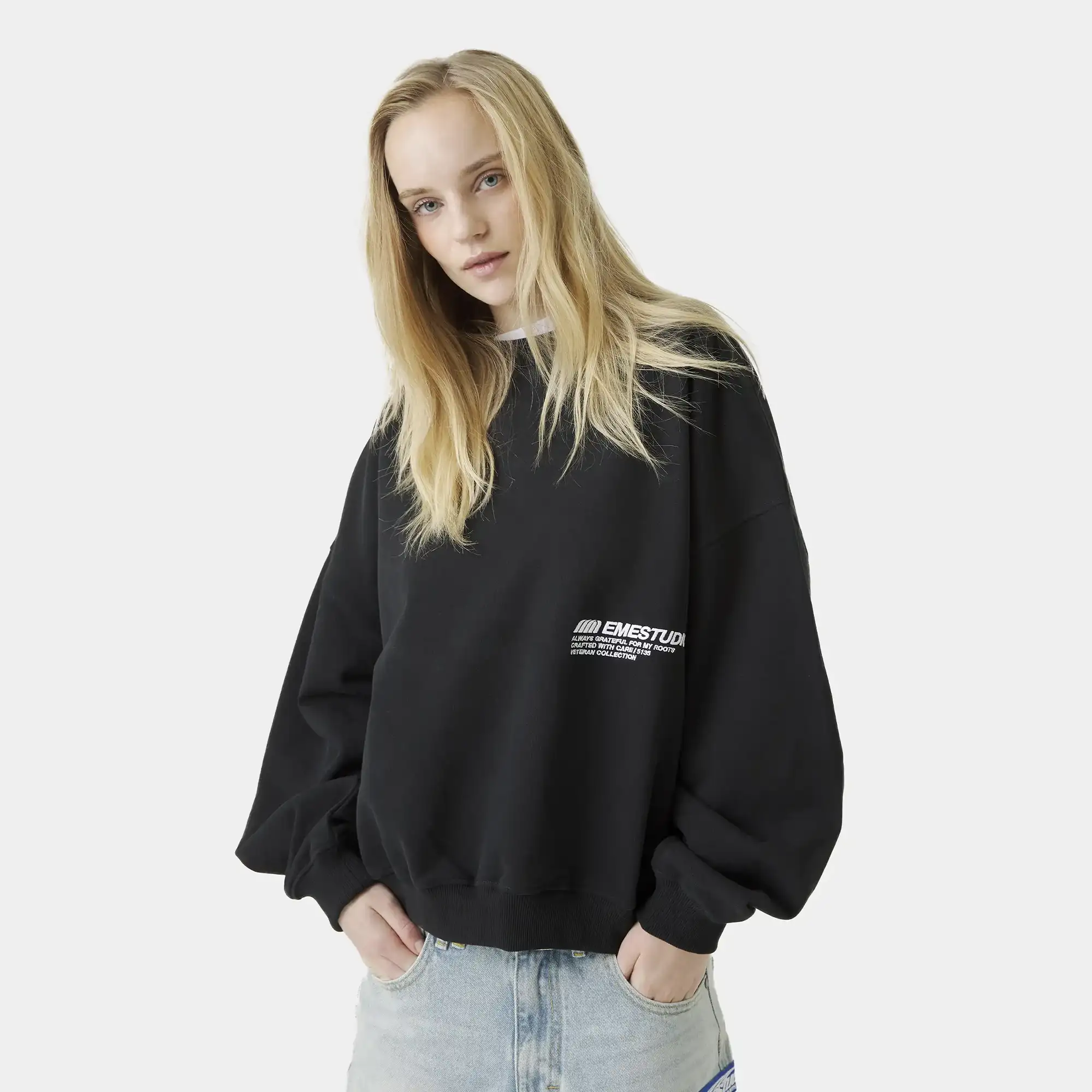 Roots Shadow Oversized Crewneck