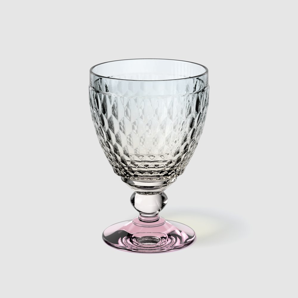 Boston Water goblet - Multi-colored, 8.5 oz, crystal glass